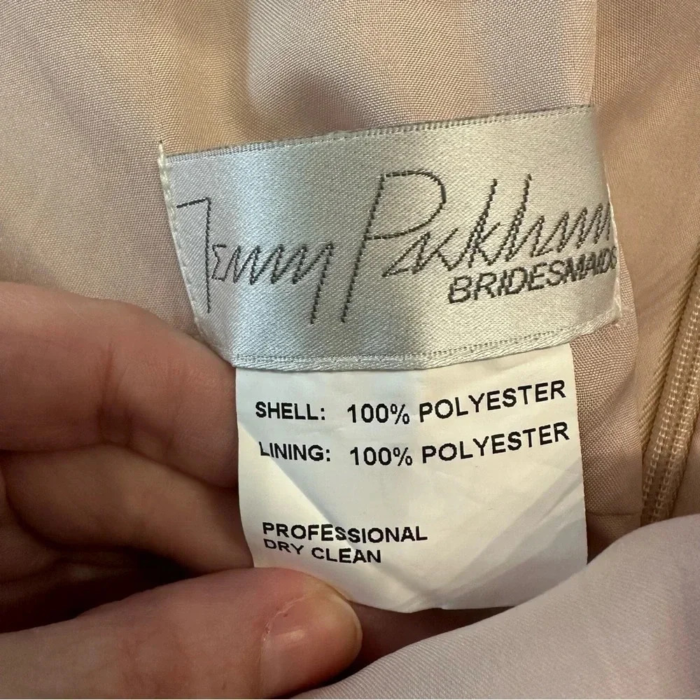 Jenny Packham Women’s Ruffled V-Neck Strappy Hi/Lo Chiffon Maxi Dress Size 6 NWT - Picture 8 of 9